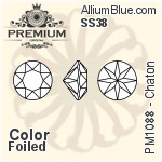 PREMIUM 33 Facets Chaton (PM1088) PP38 - Color With Foiling