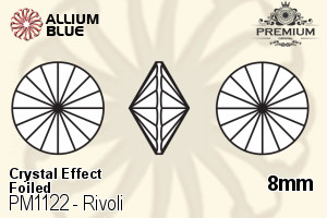 PREMIUM CRYSTAL Rivoli 8mm Crystal Vitrail Rose F