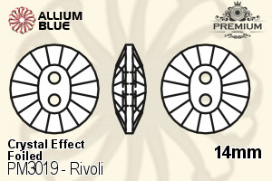 PREMIUM CRYSTAL Rivoli Sew-on Stone 14mm Crystal Satin F