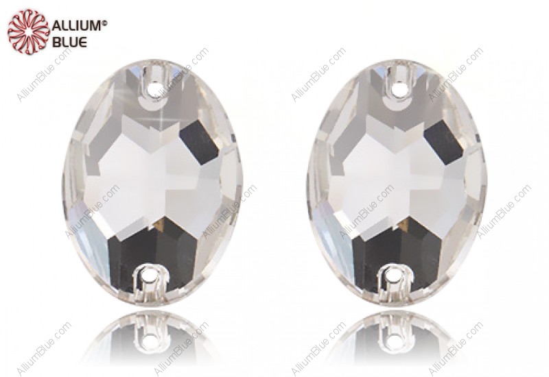 PREMIUM CRYSTAL Oval Sew-on Stone 24x17mm Crystal F