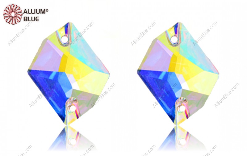 PREMIUM CRYSTAL Cosmic Sew-on Stone 17x13mm Crystal Aurore Boreale F