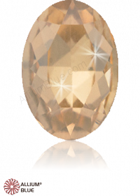 PREMIUM CRYSTAL Oval Fancy Stone 18x13mm Crystal Golden Shadow F