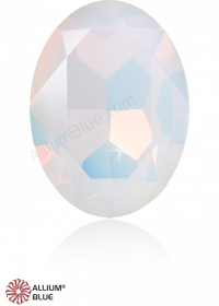 PREMIUM CRYSTAL Oval Fancy Stone 14x10mm White Opal F