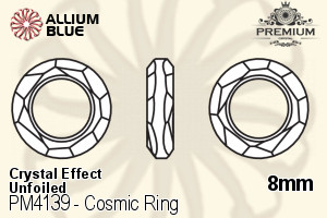 PREMIUM CRYSTAL Cosmic Ring Fancy Stone 8mm Crystal Vitrail Light