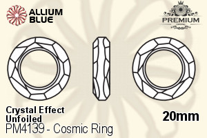 PREMIUM CRYSTAL Cosmic Ring Fancy Stone 20mm Crystal Vitrail Light