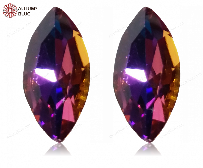 PREMIUM CRYSTAL Navette Fancy Stone 15x4mm Crystal Violet Blue F