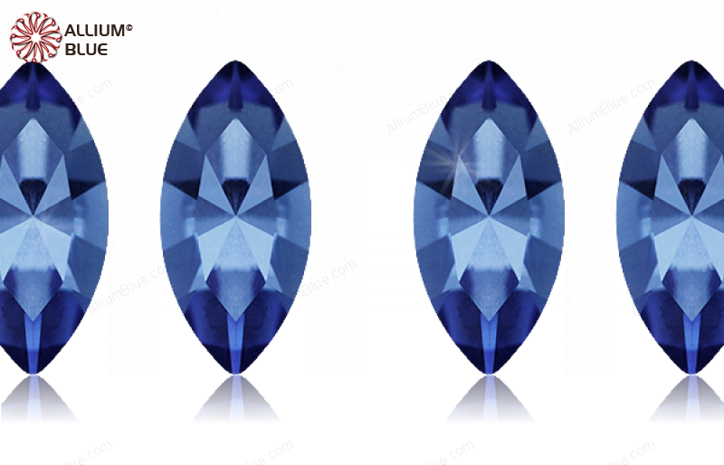 PREMIUM CRYSTAL Navette Fancy Stone 10x5mm Sapphire F