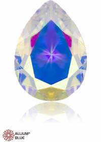 PREMIUM CRYSTAL Pear Fancy Stone 10x7mm Crystal Aurore Boreale F