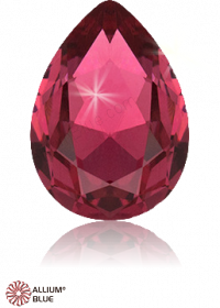 PREMIUM CRYSTAL Pear Fancy Stone 10x7mm Rose F