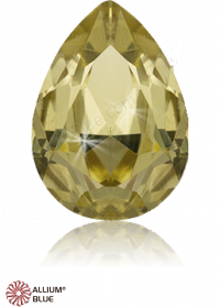 PREMIUM CRYSTAL Pear Fancy Stone 14x10mm Jonquil F