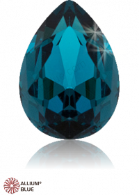 PREMIUM CRYSTAL Pear Fancy Stone 10x7mm Blue Zircon F