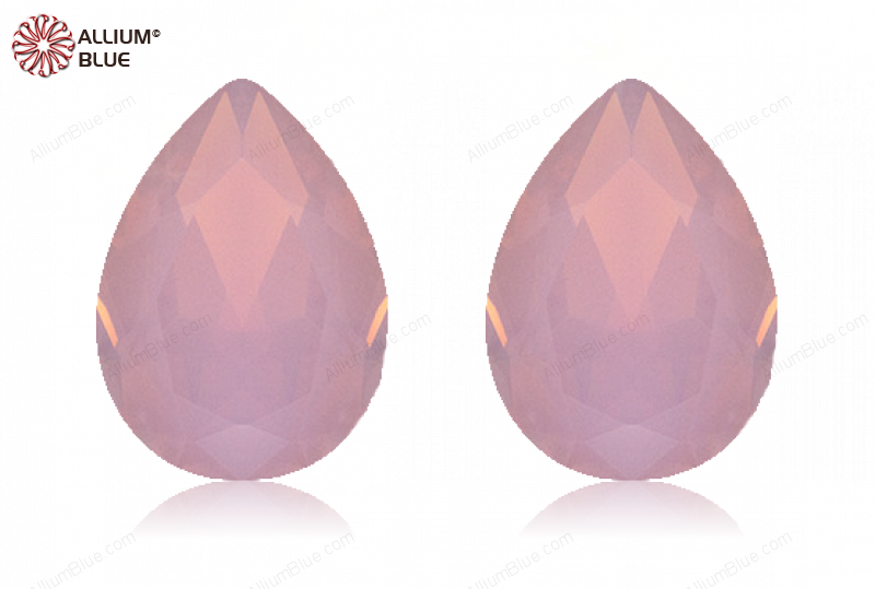 PREMIUM CRYSTAL Pear Fancy Stone 14x10mm Rose Water Opal F