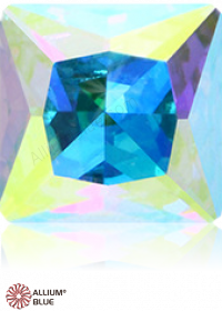 PREMIUM CRYSTAL Princess Square Fancy Stone 12mm Crystal Aurore Boreale F