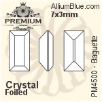 PREMIUM Square Setting (PM4400/S), With Sew-on Holes, 4mm, Plated Brass