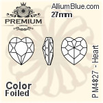 PREMIUM Pear Fancy Stone (PM4320) 30x20mm - Crystal Effect With Foiling