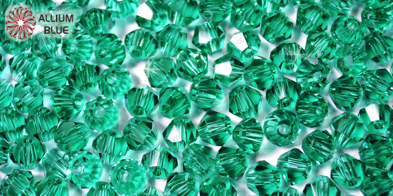 PREMIUM CRYSTAL Bicone Bead 6mm Emerald