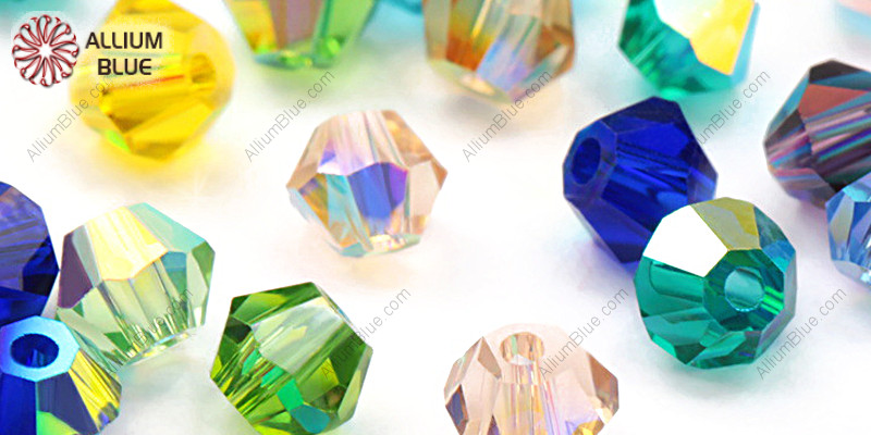 PREMIUM CRYSTAL Bicone Bead 6mm Mixed Color