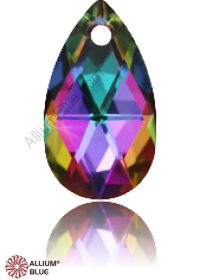 PREMIUM CRYSTAL Pear Pendant 16x9mm Crystal Volcano