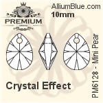 PREMIUM Mini Pear Pendant (PM6128) 10mm - Crystal Effect