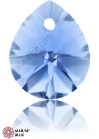 PREMIUM CRYSTAL Mini Pear Pendant 12mm Sapphire
