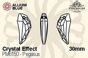 PREMIUM CRYSTAL Pegasus Pendant 30mm Crystal Aurore Boreale