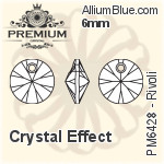PREMIUM Bicone Bead (PM5328) 6mm - Clear Crystal