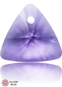 PREMIUM CRYSTAL Triangle Pendant 12mm Violet