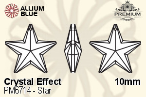 PREMIUM CRYSTAL Star Pendant 10mm Crystal Aurore Boreale