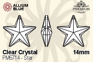 PREMIUM CRYSTAL Star Pendant 14mm Crystal