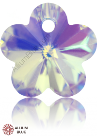 PREMIUM CRYSTAL Flower Pendant 10mm Crystal Aurore Boreale