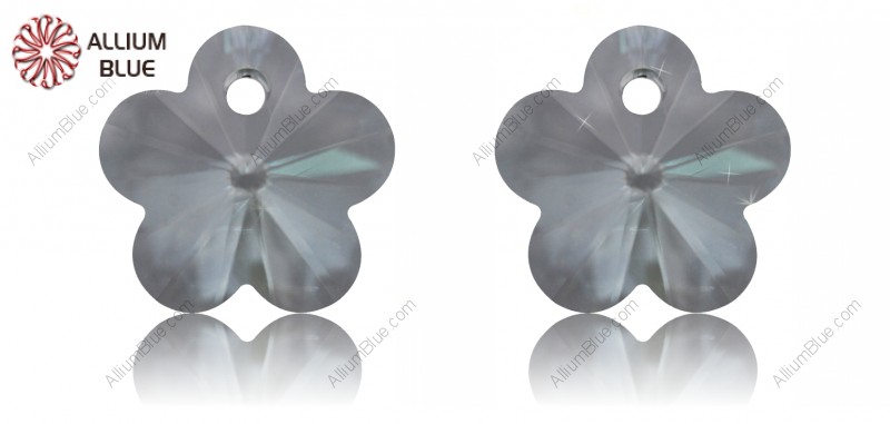 PREMIUM CRYSTAL Flower Pendant 6mm Crystal Blue Shade