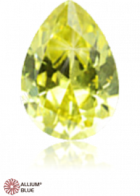 PREMIUM CRYSTAL Zirconia Pear 6x4mm Zirconia Olive Yellow