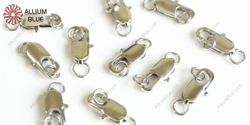 Lobster Claw Clasp 12mm Platinum Plated
