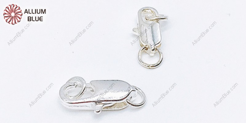 PREMIUM CRYSTAL Lobster Claw Clasp 14mm Silver Plated