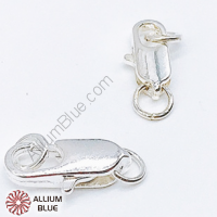 PREMIUM CRYSTAL Lobster Claw Clasp 14mm Silver Plated