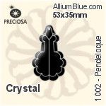 Preciosa Pendeloque (1002) 53x35mm - Clear Crystal