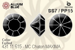 PRECIOSA Chaton MAXIMA ss7/pp15 sapphire DF