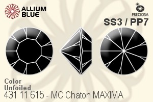 PRECIOSA Chaton MAXIMA ss3/pp7 sapphire U