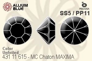 PRECIOSA Chaton MAXIMA ss5/pp11 sapphire U