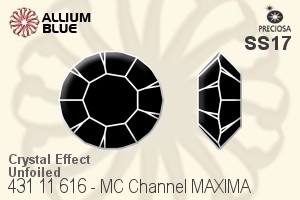 PRECIOSA Channel MAXIMA ss17 crystal U AB