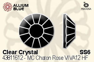 PRECIOSA Rose VIVA12 ss6 cryst HF