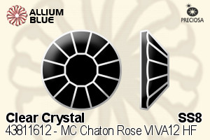 PRECIOSA Rose VIVA12 ss8 cryst HF
