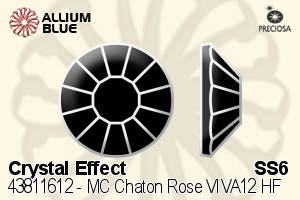 PRECIOSA Rose VIVA12 ss6 crystal HF Aur