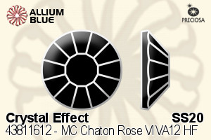 PRECIOSA Rose VIVA12 ss20 crystal HF VM