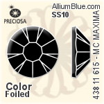 Preciosa MC Chaton Rose MAXIMA Flat-Back Stone (438 11 615) SS10 - Color With Dura™ Foiling