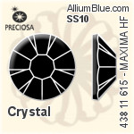 Preciosa MC Chaton Rose MAXIMA Flat-Back Hot-Fix Stone (438 11 615) SS8 - Clear Crystal