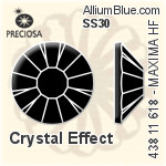 Preciosa MC Chaton Rose MAXIMA Flat-Back Hot-Fix Stone (438 11 618) SS30 - Crystal Effect