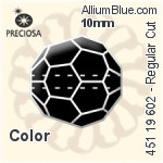 Preciosa MC Bead Regular Cut (451 19 602) 10mm - Colour (Uncoated)