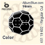 Preciosa プレシオサ MC マシーンカットビーズ Regular Cut (451 19 602) 14mm - カラー