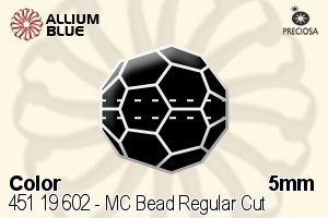 PRECIOSA Round Bead,Simp. 5 mm bl.diam